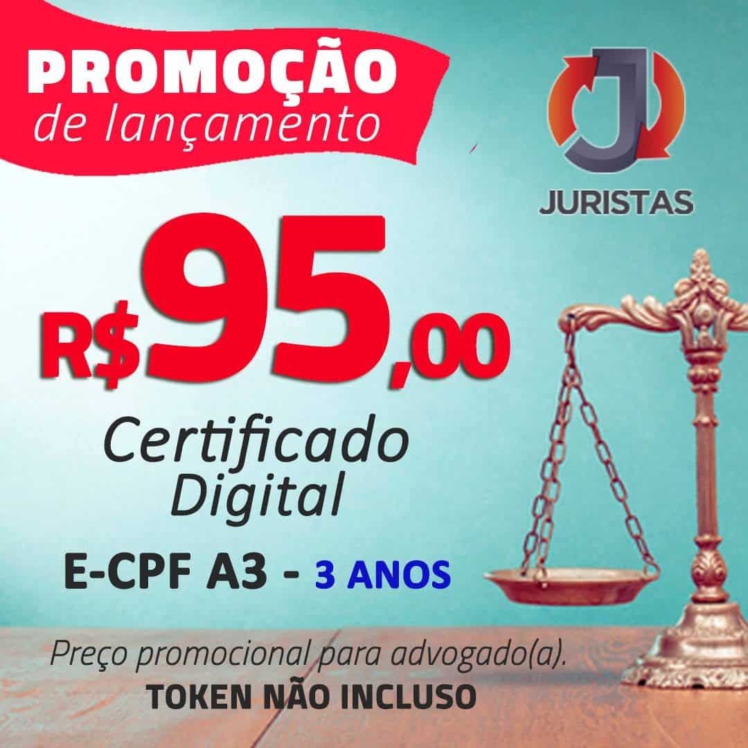 Juristas Certificação Digital lança novo certificado digital para advogados com preço promocional