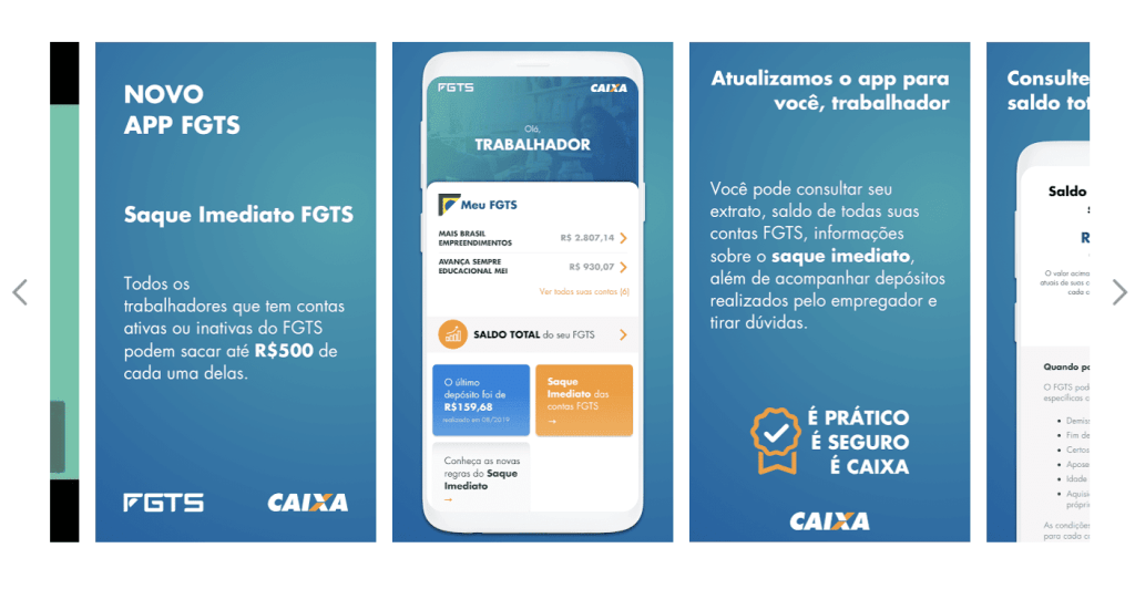 FGTS - App - Caixa Econômica Federal