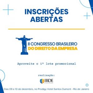  II Congresso Brasileiro de Direito da Empresa
