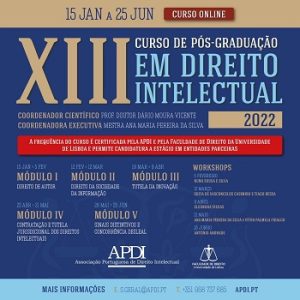 XIII Curso de Pós-Graduação 2022 em Direito Intelectual segue com inscrições abertas | Juristas