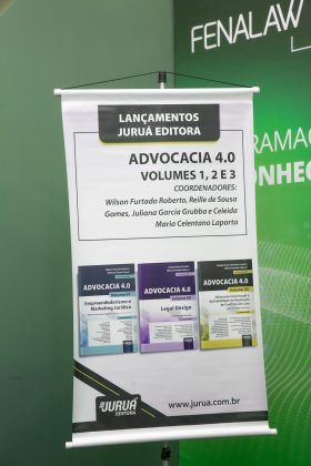 Lançamento dos três volumes da obra Advocacia 4.0 foi um sucesso na Fenalaw