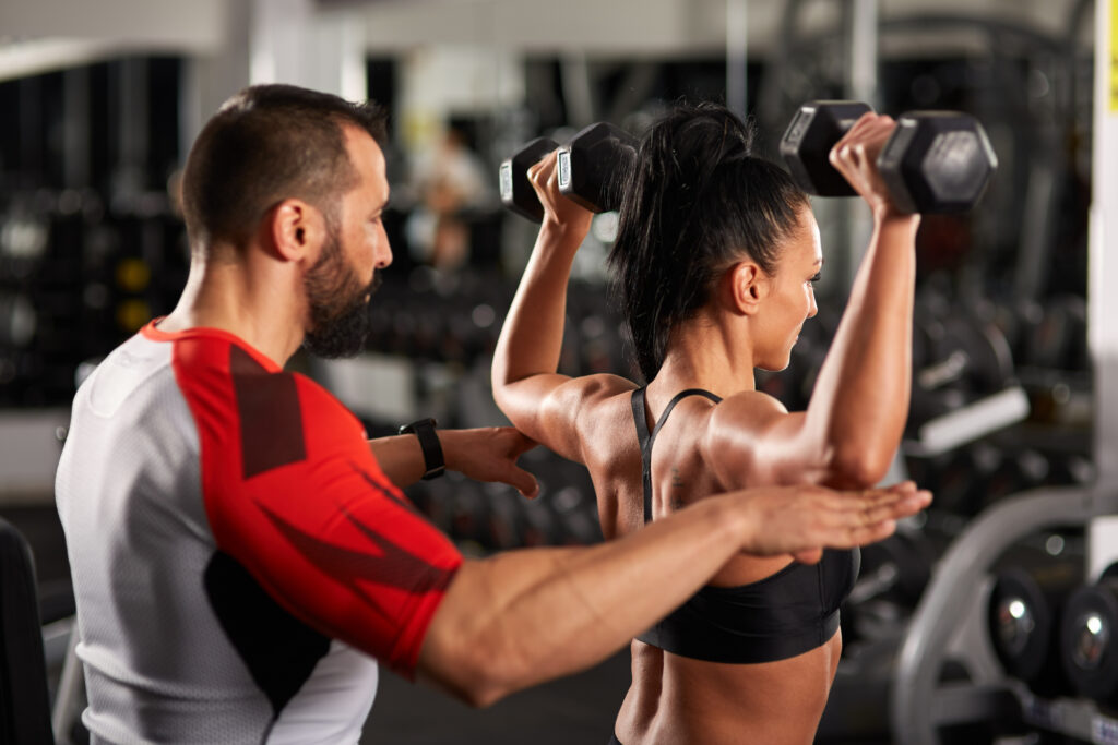 Personal Trainer em aula