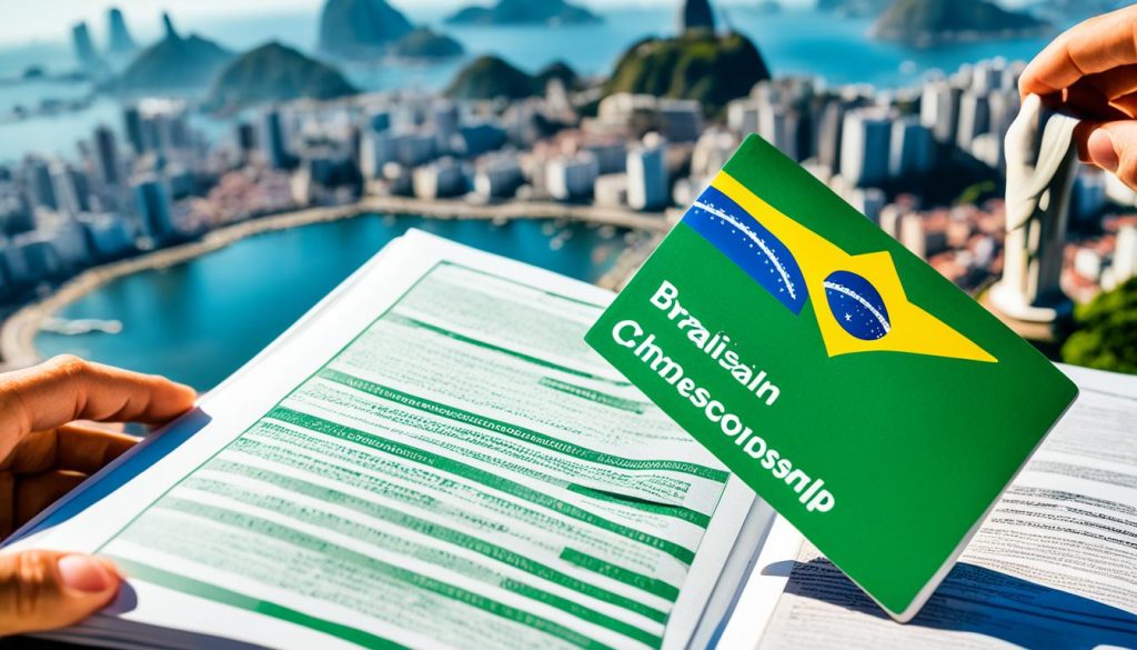 Procedimentos para cidadania brasileira