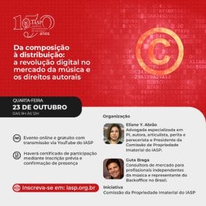 IASP promove evento gratuito sobre a revolução digital no mercado da música e os direitos autorais 1 | Juristas IASP