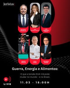 Guerra, energia e alimentos: especialistas debatem impactos da tensão EUA-Irã no Brasil e no mundo 1 | Juristas Guerra, energia e alimentos: especialistas debatem impactos da tensão EUA-Irã no Brasil e no mundo | Juristas