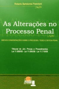 Obra jurídica de autoria de Roberto Parentoni