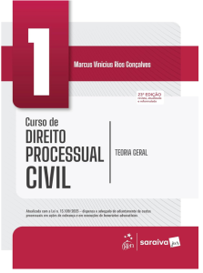 Direito Processual Civil - Obra jurídica