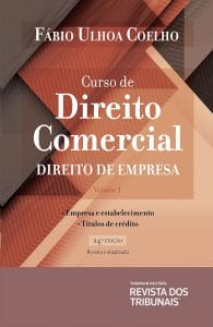 Obra de autoria de Fábio Ulhoa Coelho