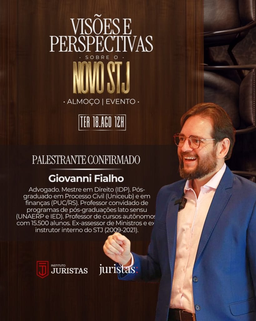 Evento Novo STJ - Palestrante Giovanni Fialho - Local - Churrascaria Fogo de Chão no Distrito Federal - Lago Sul